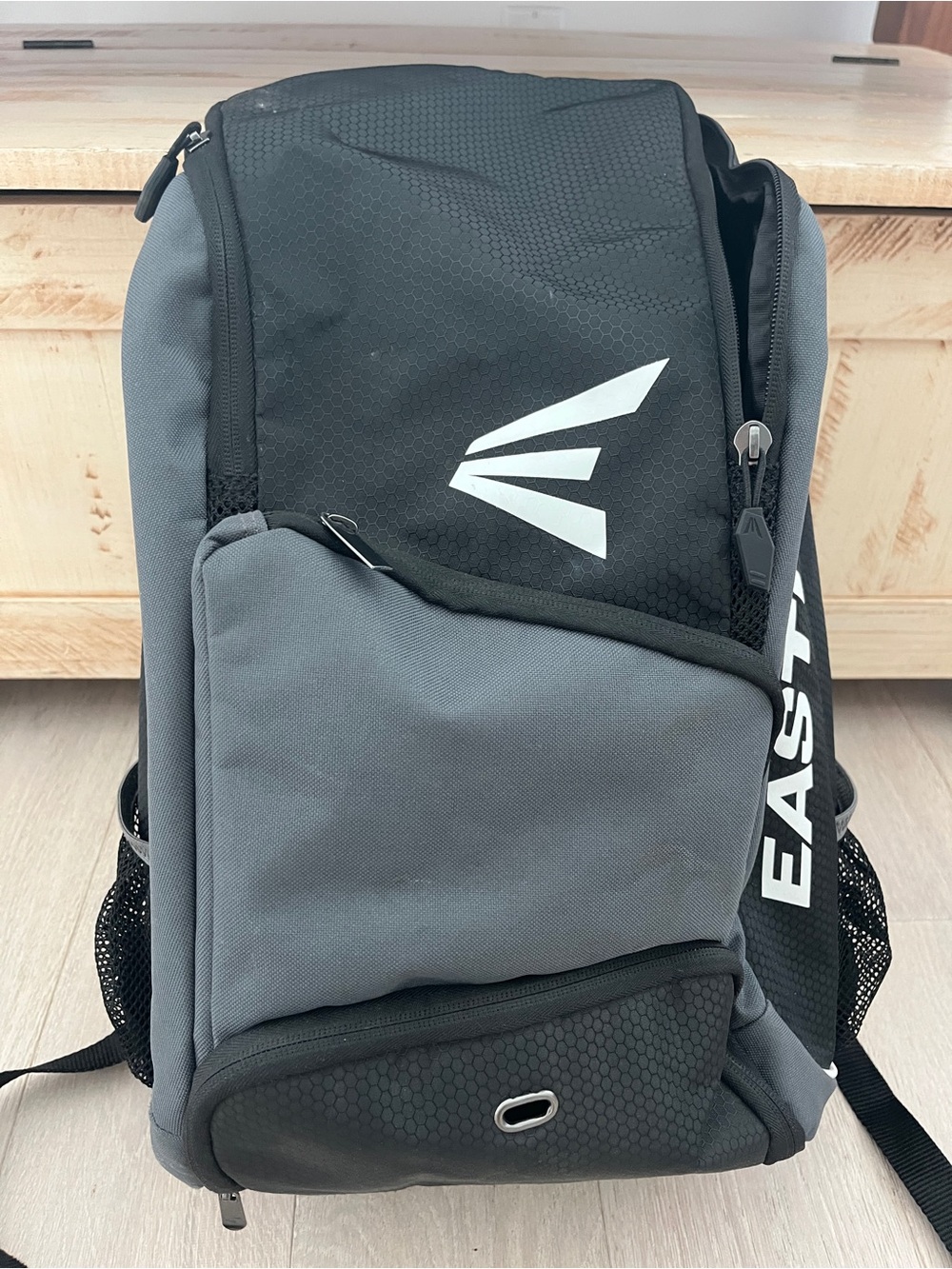Easton Black and Gray Kid’s Athletic Baseball, Tball Backpack